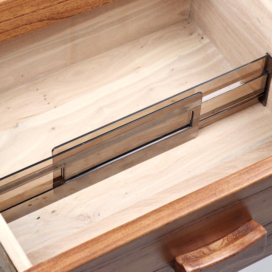 Adjustable Transparent Drawer Dividers for Organized Storage of Underwear and Socks