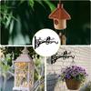 2/1Pcs Wall-Mounted Hook Flower Pot Holder Europe Vintage Iron Art Flower Stand Garden Decoration Wall Hanging Basket Bracket