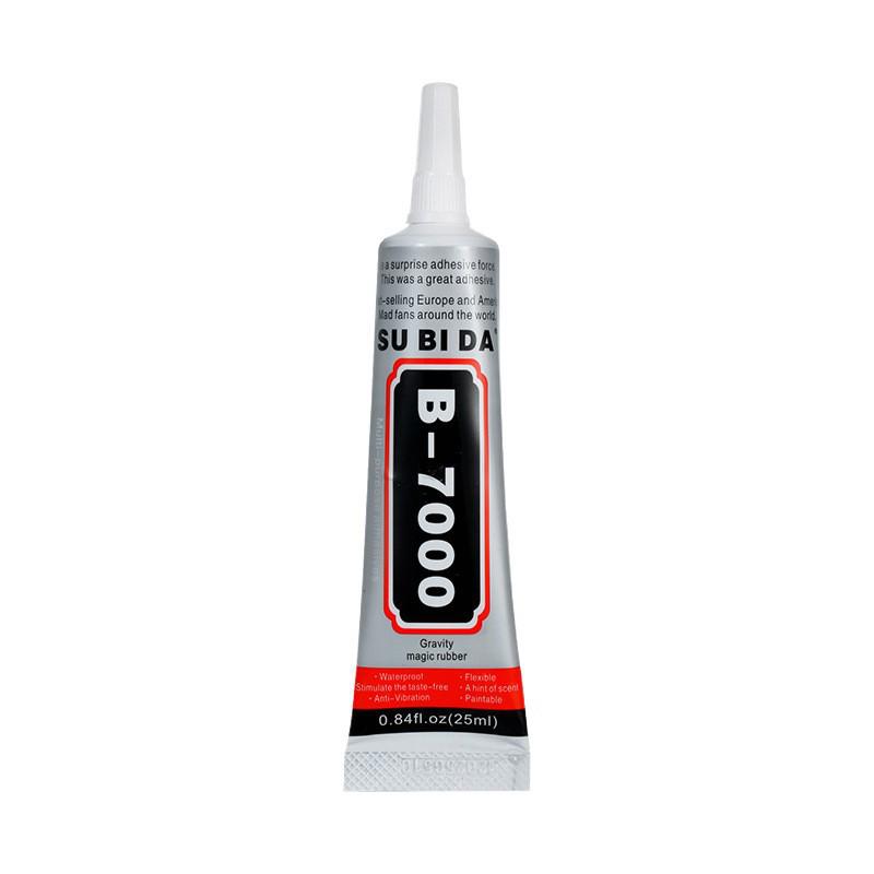 B7000 Transparent Jewelry & Rhinestone Adhesive - Universal Strong Glue for DIY, Repairs, and Mobile Screen Frames