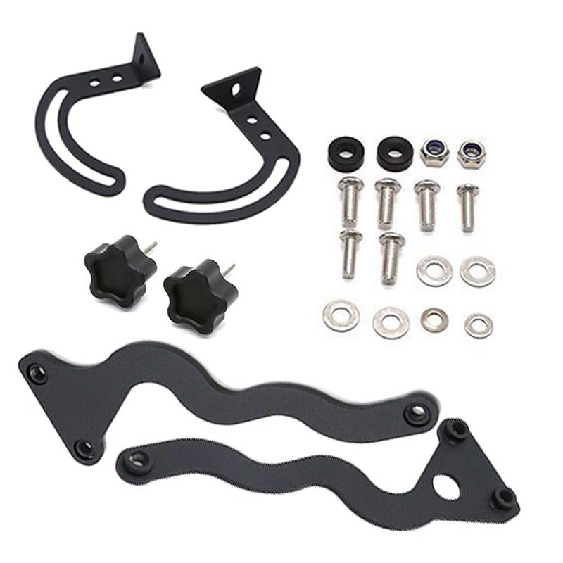 

Для BMW R1200GS R1250GS лобовое стекло стальной кронштейн лобовое стекло монтажные зажимы держатель R1200 GS LC ADV 2013-2019, R 1250 GS ADV 2019 чёрный