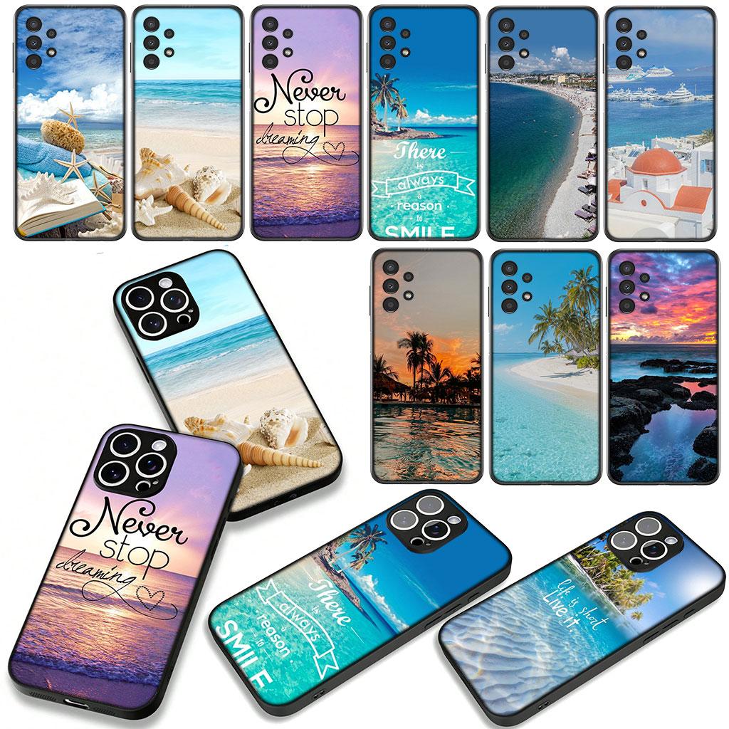 Cover for Xiaomi Redmi Note 15 11 9 10 Pro Plus A5 9A 9T 10A 10C 9C NFC 15C 8T Phone Case Mountain Sea Beach Travel Sand
