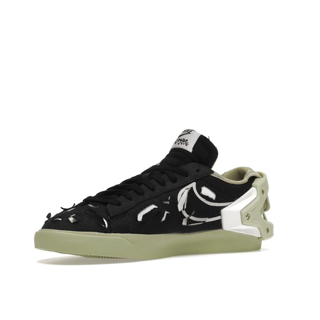 Acronym x Nike Blazer Low Black Olive Aura Unisex Sneakers White DO9373-001