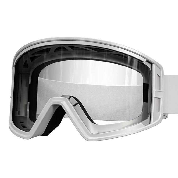 Enclosed Wind Glasses with Broad Lens and Head Band to Help Cover the Eye Area from Wind and Suspended Outdoor Dust