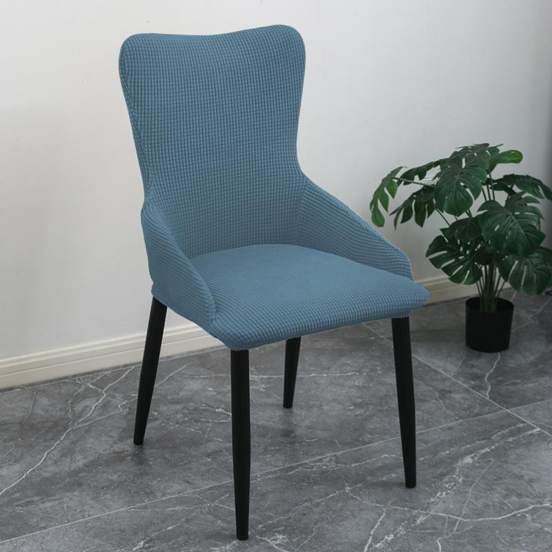 Special-shaped Armrest Style Elastic Chair Cover Simple Chair Cover Thickened Fleece Light Armrest Backrest Integrated Four-season Pass