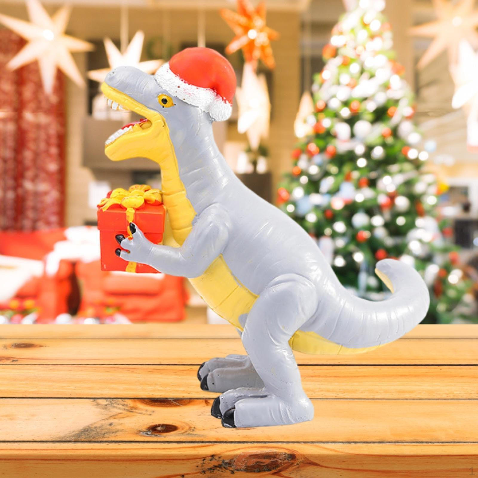 

Скульптура из смолы «Посланники животных» для рождественского украшения дома Dinosaur