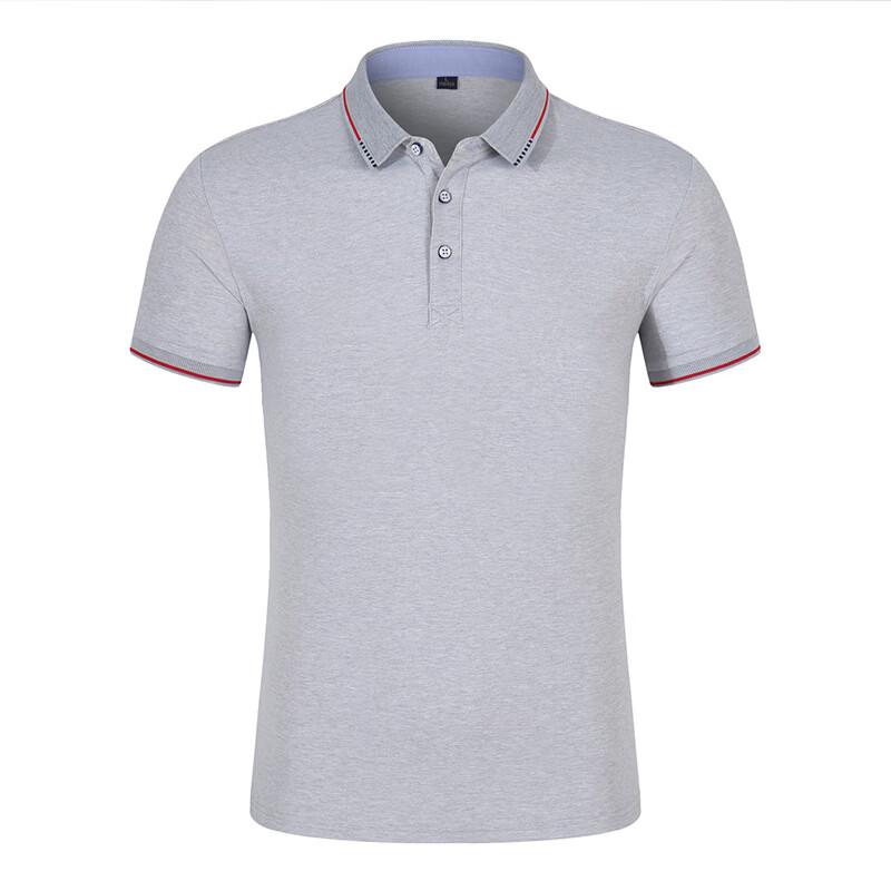 DAXTE Summer Solid Color Work Polo T-Shirt