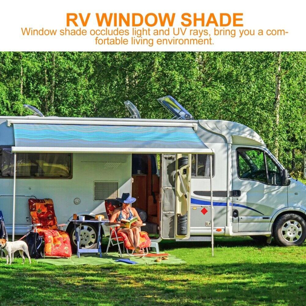 RV Door Window Shade Cover, Camper Sunshade Privacy Car Shade Cover, Trailer Travel Motorhome Screen Sun Accessories Window M9Z9