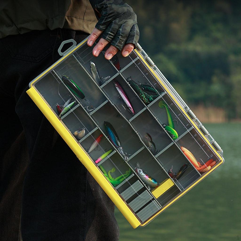 with Removable Dividers Comfortable Bait Box Waterproof Lightweight