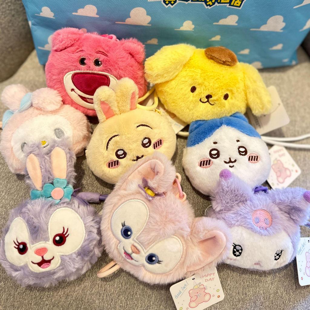 Chiikawa Cartoon Usagi Hachi Ji'i Plush Pencil Case - Cute, Large Capacity Storage