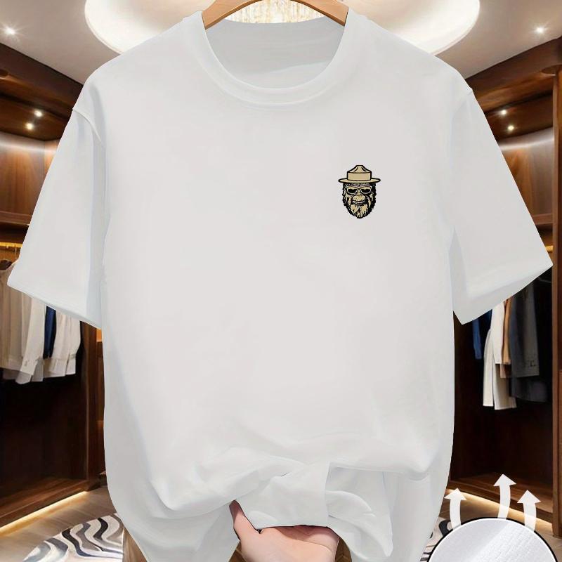 Light and breathable mesh short-sleeved men s European and American cool sports outdoor casual T-shirt XS белый