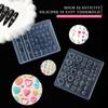 13Pcs 3D Relief Nail Art Molds With Jades Patterns Highly Transparency Silicone For Professional Nail Design And DIY