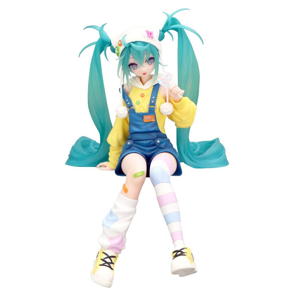 Hot 14CM Anime Hatsune Miku Lollipop Figure Anime Peripheral Collectible Models Decorative Decorations Children Kawaii Present