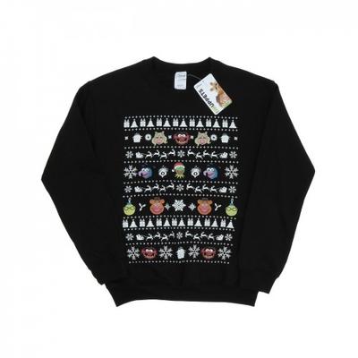 Womens/Ladies The Muppets Christmas Heads Sweatshirt