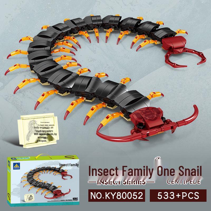 KaiZhi Centipede & Spider Building Blocks - Children s Educational Assembly Toy 48*32*7cm