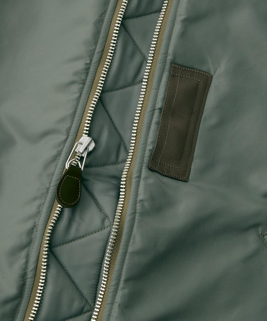 Outstanding Ma-1 Flight Jacket(Wool Insulation)_Sage Green
