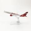 Airplane Kit Metal 320 Air Asian White 16CM A320 Diecast Aircraft Model Plane Toys (with Stand) Aviation Display Gifts
