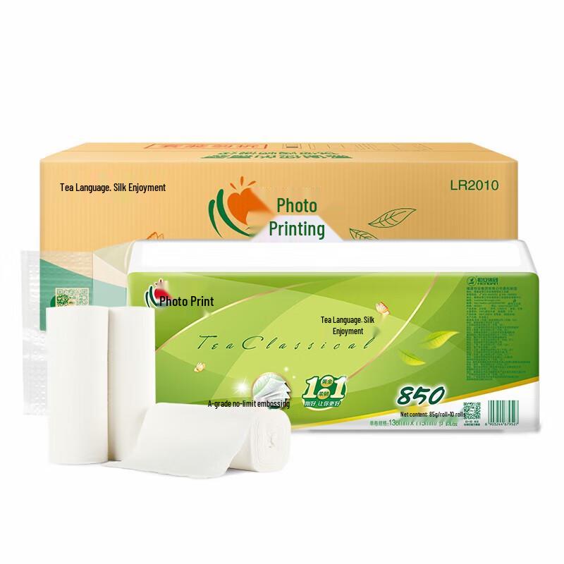Xinxiangyin Silk Enjoyment 4-Ply Coreless Printed Toilet Paper