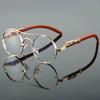 Vintage Punk Round Sunglasses Men Fashion Double Bridge Multicolor Shades Women Retro Trendy Brand Luxury Design Sun Glasses