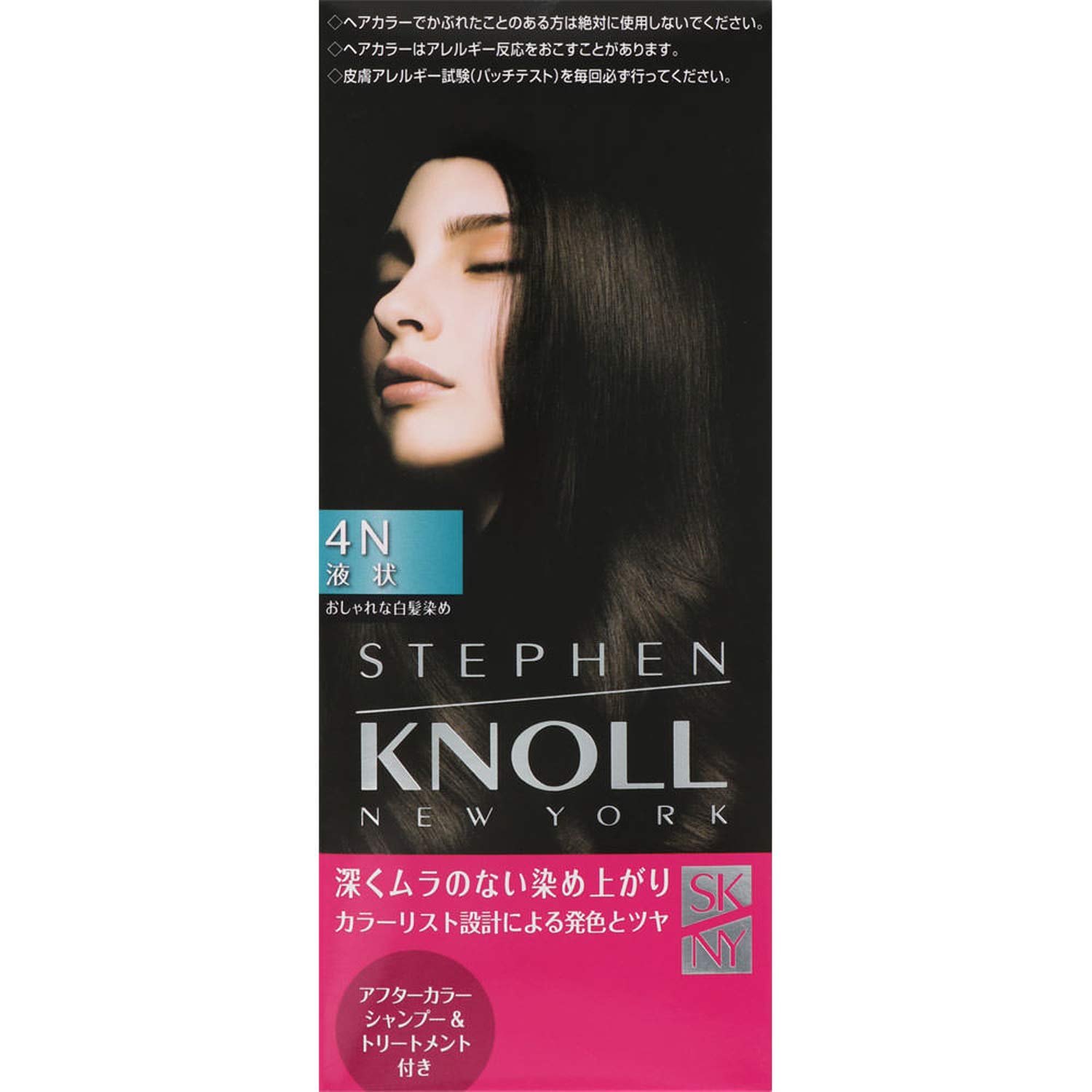 

STEPHEN KNOLL Color Couture Liquid Hair Color for Gray Dark 1 Count (Quasi-drug) Hair, 4N, Brown, (x 1)