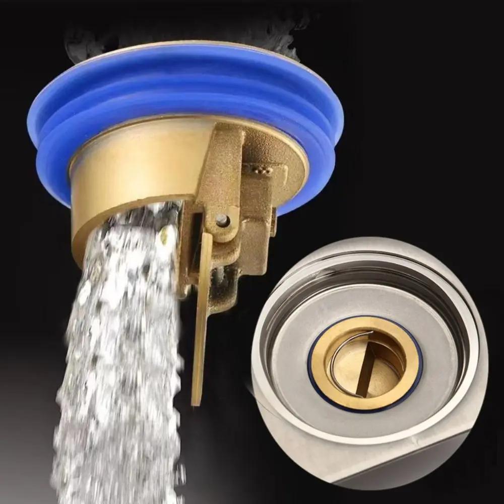 Bathroom Accessories Insect Prevention Shower Drainer One Way Valve Floor Drain Anti Odor Sewer Strainer Plug Drain Cover
