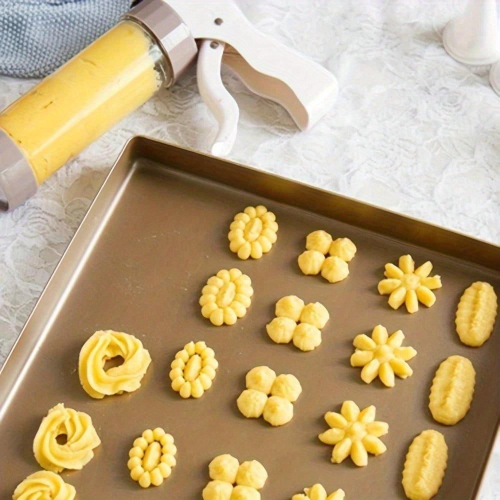 20-teiliges Kuchendekorationsspritzenset mit Edelstahldüsen - Vielseitiges Backwerkzeug für Kekse, Plätzchen & Gebäck