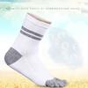 Socks Breathable Thicken Men Sports Running Five Finger Toe Socks for Home