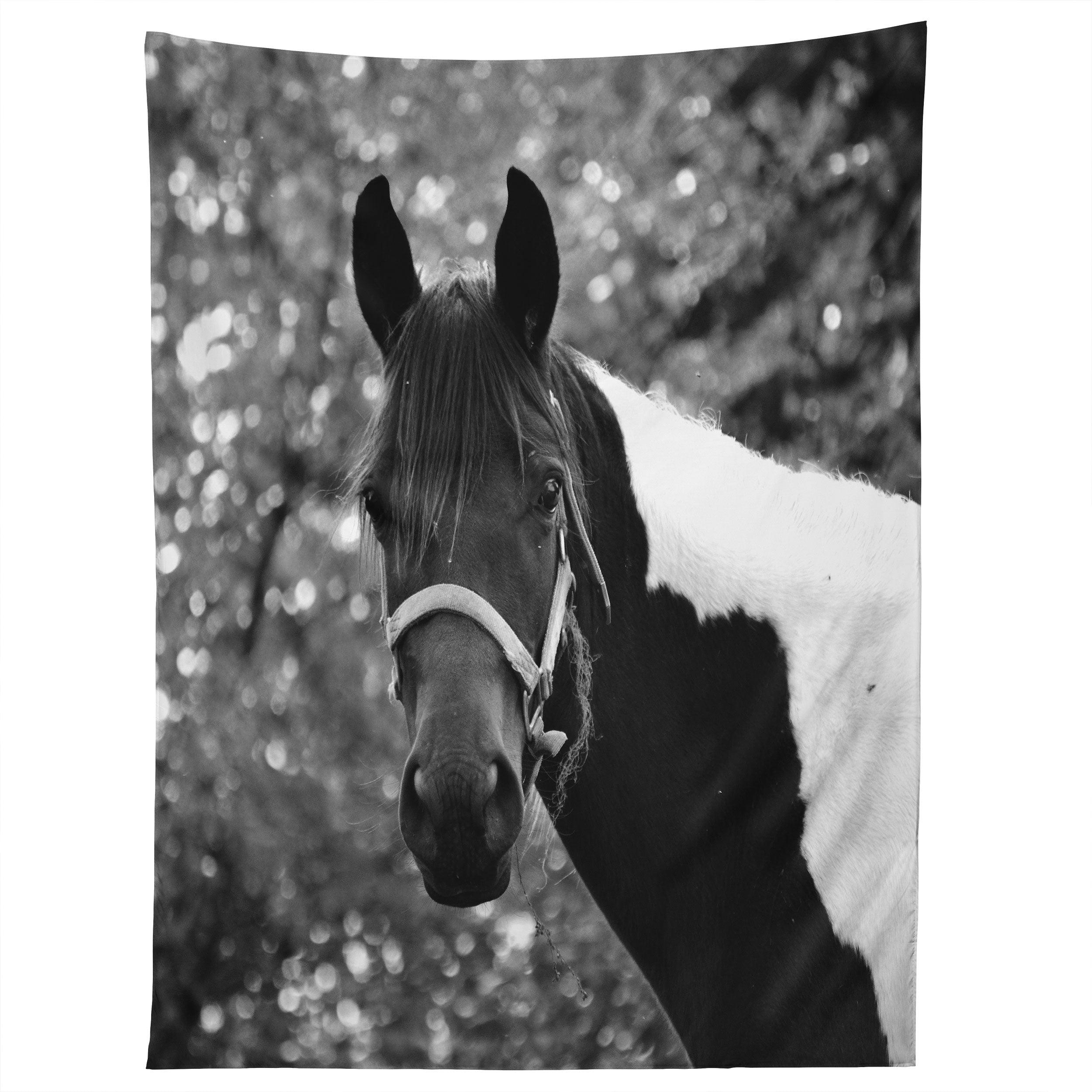 HORSE PORTRAIT tapestry 75x100