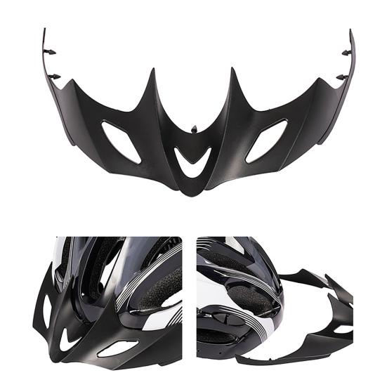 Fahrradhelm Atmungsaktiv Stoßdämpfend Einheitsgröße Komfort mit Polster Visier Mountainbike-Helm für Männer Frauen