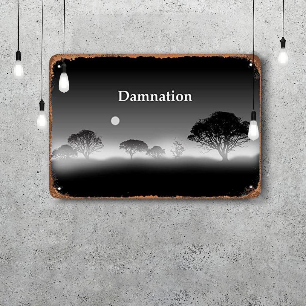 Opeth Vintage Metal Tin Signs Posters Decor Retro Metal Plaque Wall Art Decor for Garage Bar