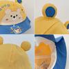 Cute Bear Baby Fisherman Cap Breathable Soft Cotton Infant Boy Girl Bucket Hat Casual Travel Sun Protection Toddler Sun Hats