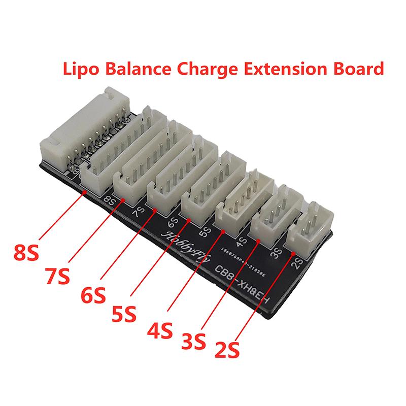 2-8S Lipo Battery Charge Balance Board Expansion Charger Adapter Rc Lipo Battery Charge Parallel Charging Adapter Board