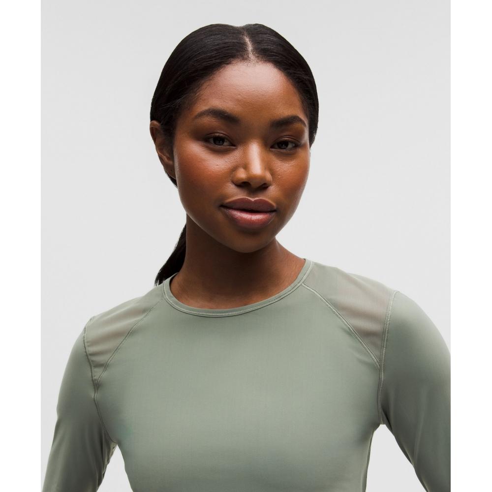 Lululemon Sculpt Long Sleeve Shirt Willow Leaf