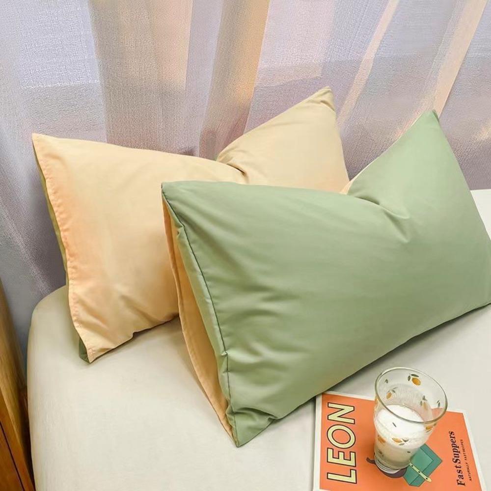 Home Cotton Brushed Pillowcases Super Soft Cozy Pillow Covers Wrinkle Resistant Fade Resistant Plain Pillowcase