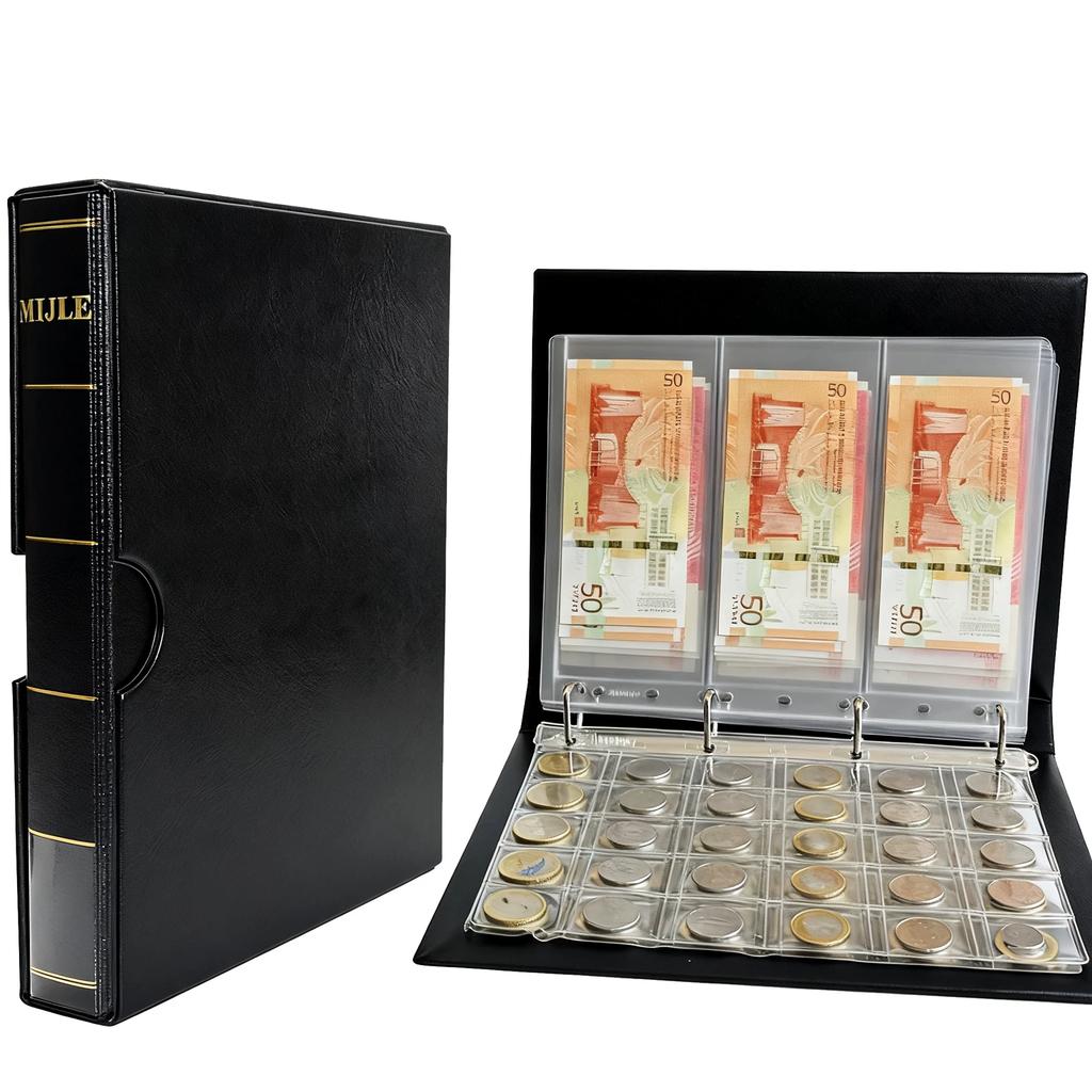 High-end coin collection albums, commemorative coin storage albums, ancient coin protection, cent coin albums, zodiac coin albums, banknote album