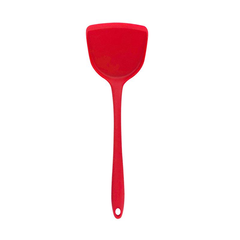 

Silicone Food-Grade Non-Stick Stir-Fry Spatula with Long Handle