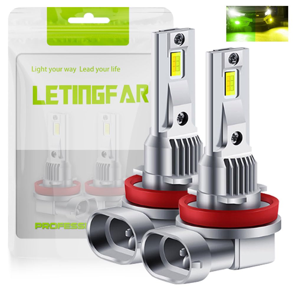 

h11 led fog lamp, explosive light, 2-color switching, vehicle inspection жёлтый