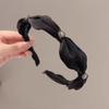 Diamond Encrusted Anti Slip Hairband Handmade Elegant Hair Clip Satin Hairband  For Women