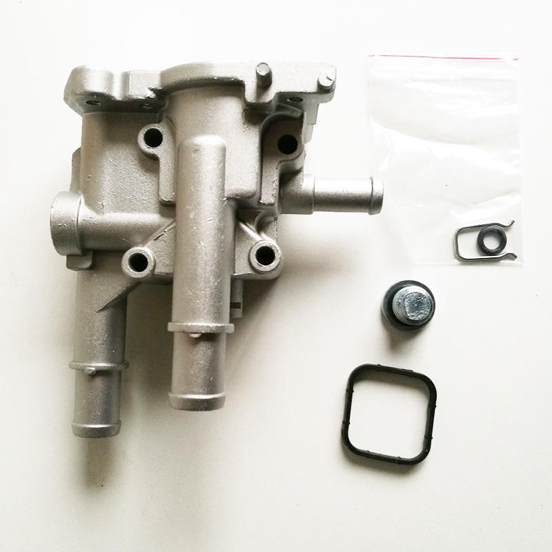 New 96984103 96984104 Aluminum Engine Coolant Thermostat housing for Chevrolet Chevy for Cruze Orlando Astra Zafira 96817255