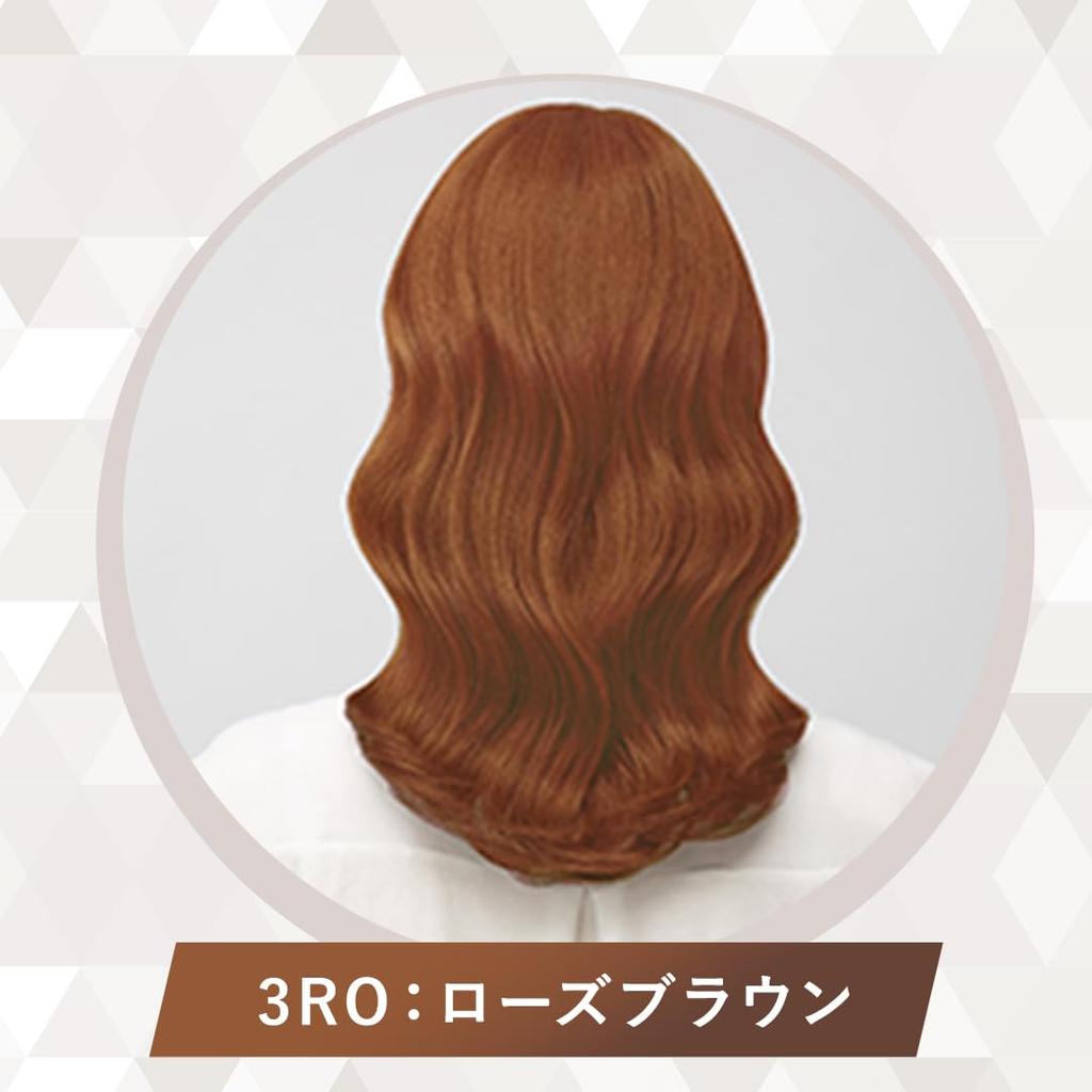 Cielo Hair Color EX Cream 3RO bottles for gray Suitable for all hair types and partial hair Hoyu (2 + bonus) hair. coloring. Women's Self-Color