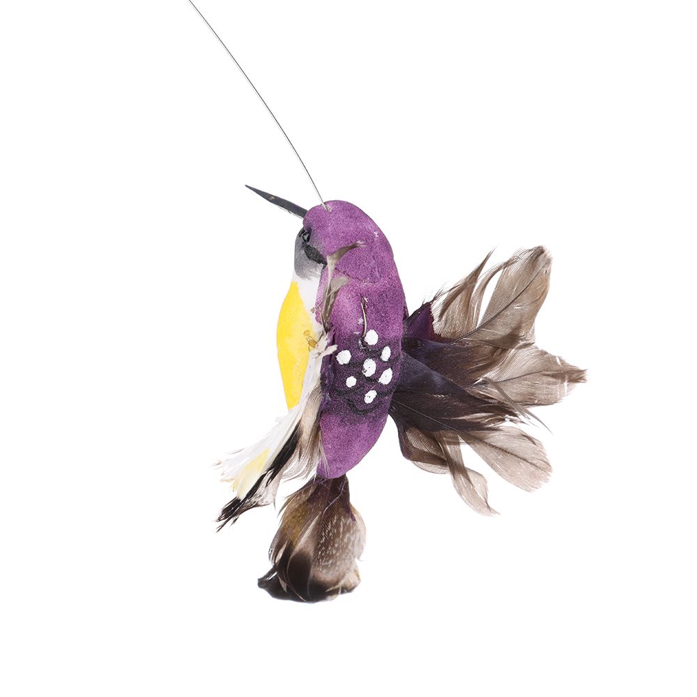 High Quality Artificial Beautiful Solar Hummingbird Flying Butterfly Garden Decoration Ornament