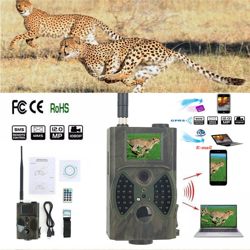 HC-330M 16MP Trail Camera Waterdicht 1080P Fotoval Jacht Wildlife Monitoring 120° Detectiebereik