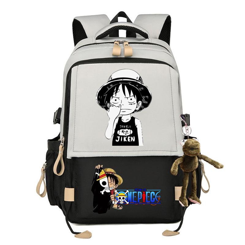 ONE PIECE Backpack Teen Student Large Capacity Fashion Backpack