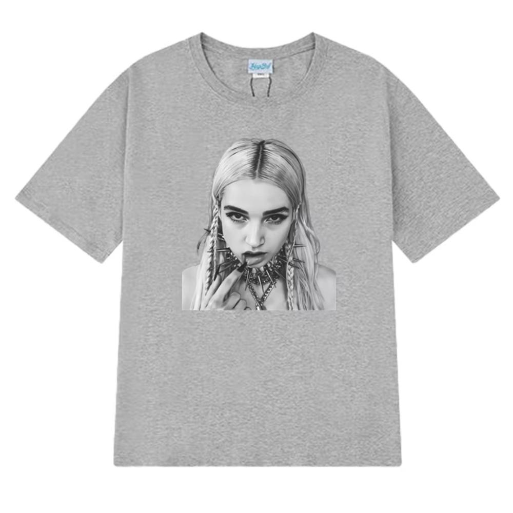 Gotické máky Zlá znamení Grafická trička Muži Ženy Hip Hop Vintage Streetwear Unisex Bavlna Nadměrná Krátký rukáv Potisk Tričko