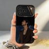 Joe J-Jonas Singer Phone Case For iPhone17,16,15,14,13,12,11,Pro,MAX Gray Matte Silicone Black Cover