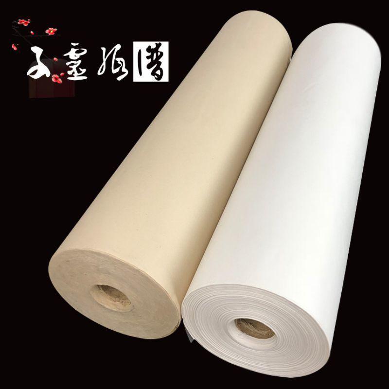 Verdickte halbgekochte Xuan-Papierrolle - 100 m für Kalligraphie & Chinesische Malerei