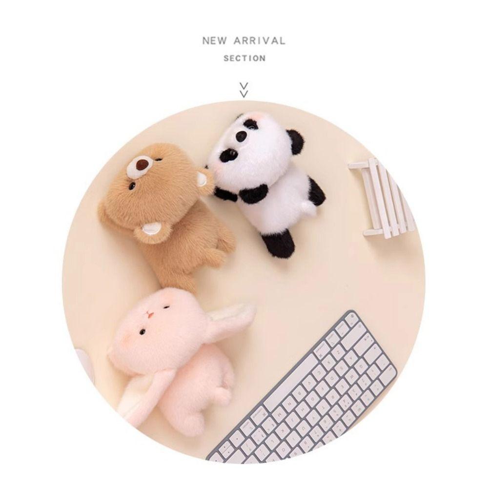 Plush Stuffed Animal Pillow Elephant Animal Plush Toy Cute Wrist Drag Pad  Desk