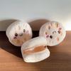 Cute Plush Lotus Root Coin Purse - Creative Embroidered Earphone Bag & Children's Gift Pendant