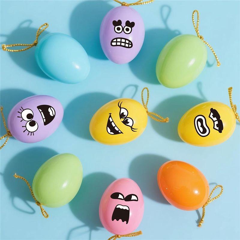 Good-For Cup Scrapbook Art Craft DIY Decoration, 960Pcs Black Eye Mouth Stickers In 48 Cartoon Face Expression Design