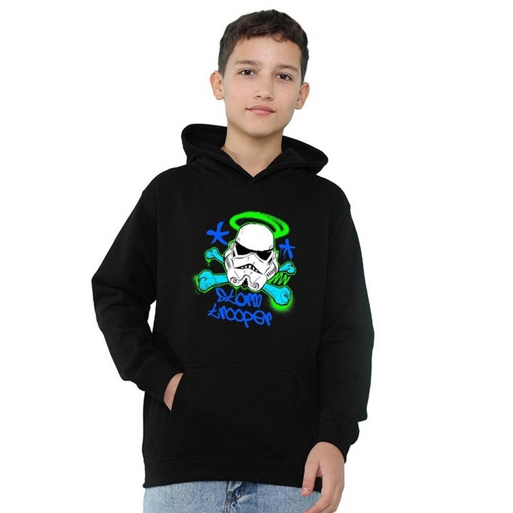 Star Wars Childrens/Kids Stormtrooper Stencil Hoodie