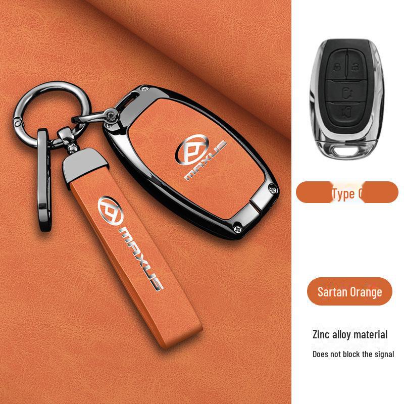 Capa de Chave SAIC Maxus D90 para Carro Maxus G50 2019 Feminino, Carcaça de Metal de Alta Qualidade com Fivela.